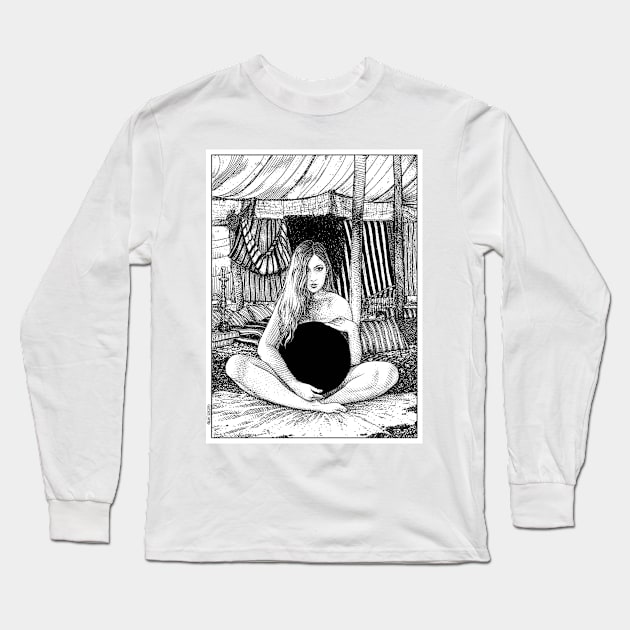 asc 671_Le non-globe (Found in the desert) Long Sleeve T-Shirt by apolloniasaintclair